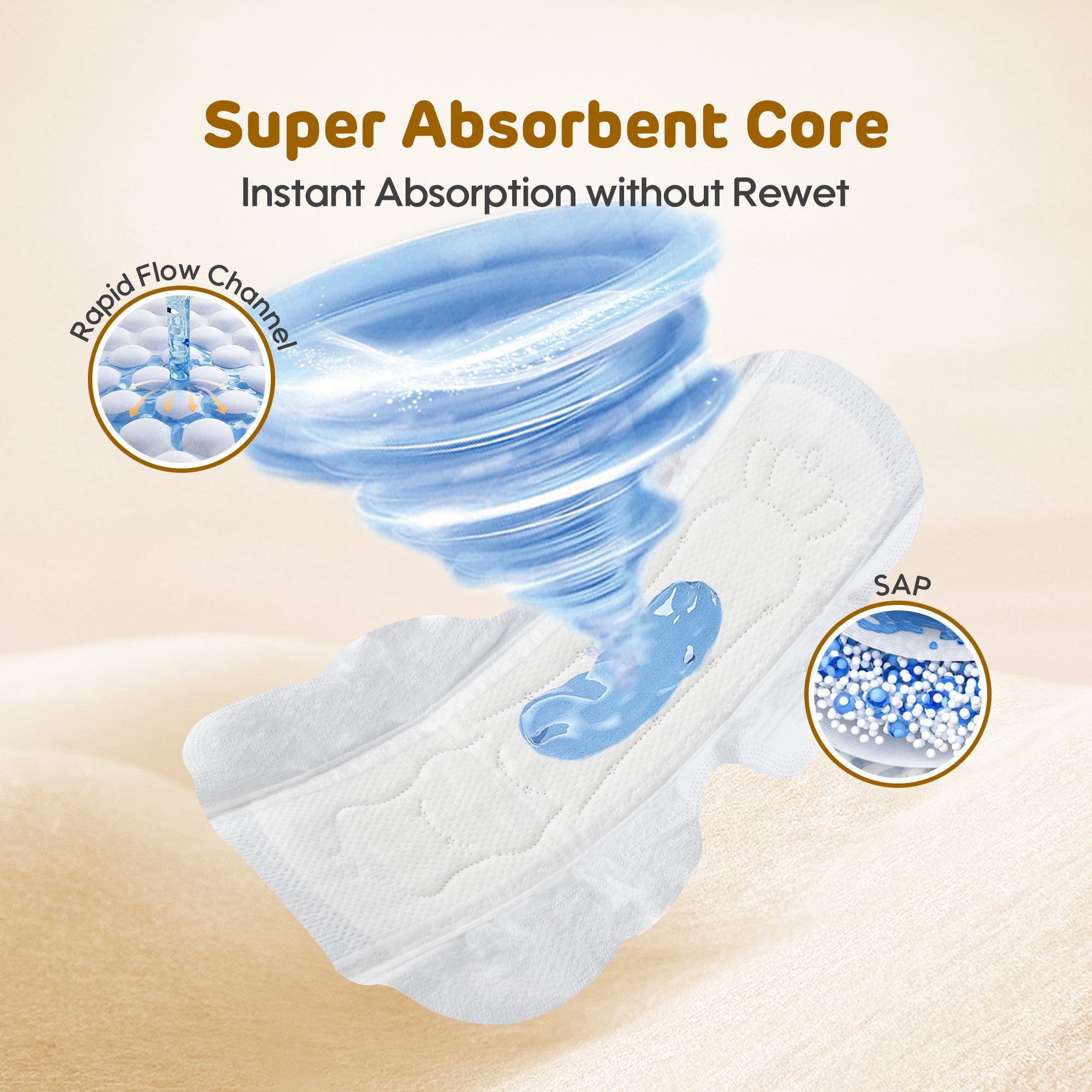 Comfy Ultra Soft Sanitary Napkin 10+2 Pads(Yellow)