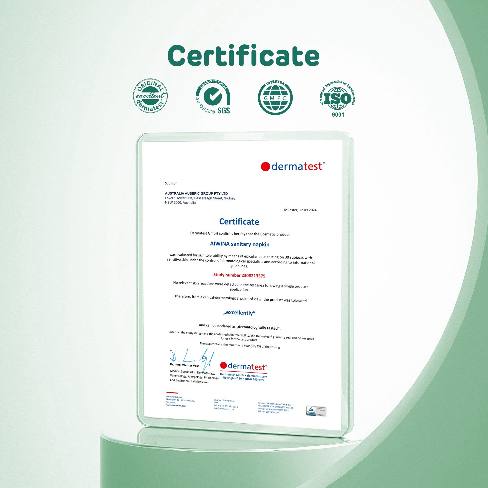 Comfy Ultra Soft Sanitary Napkin 10+2 Pads(Green)