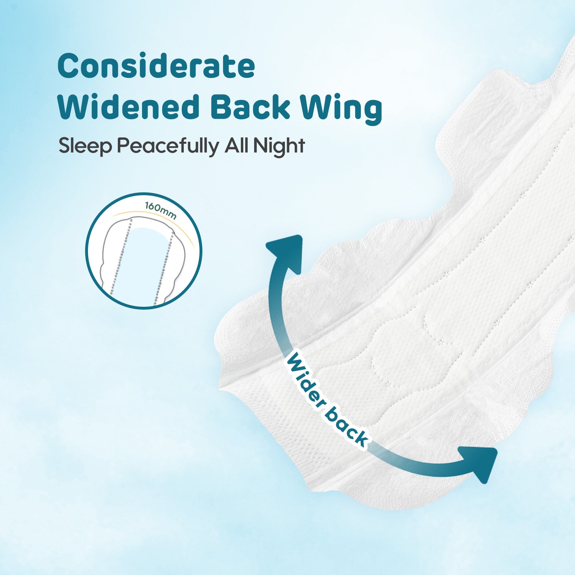 Comfy Ultra Soft Sanitary Napkin 10+2 Pads(Blue)