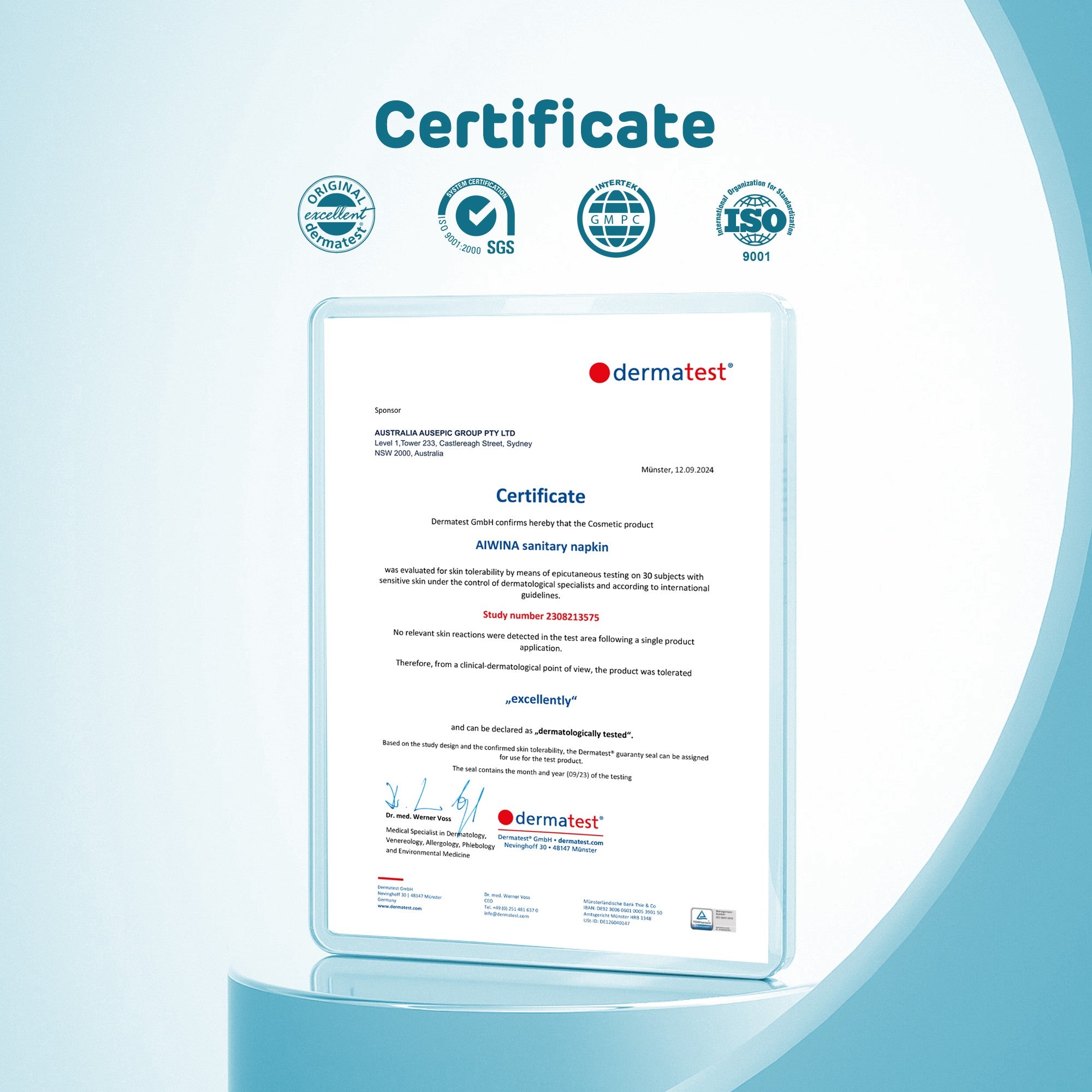 Comfy Ultra Soft Sanitary Napkin 10+2 Pads(Blue)