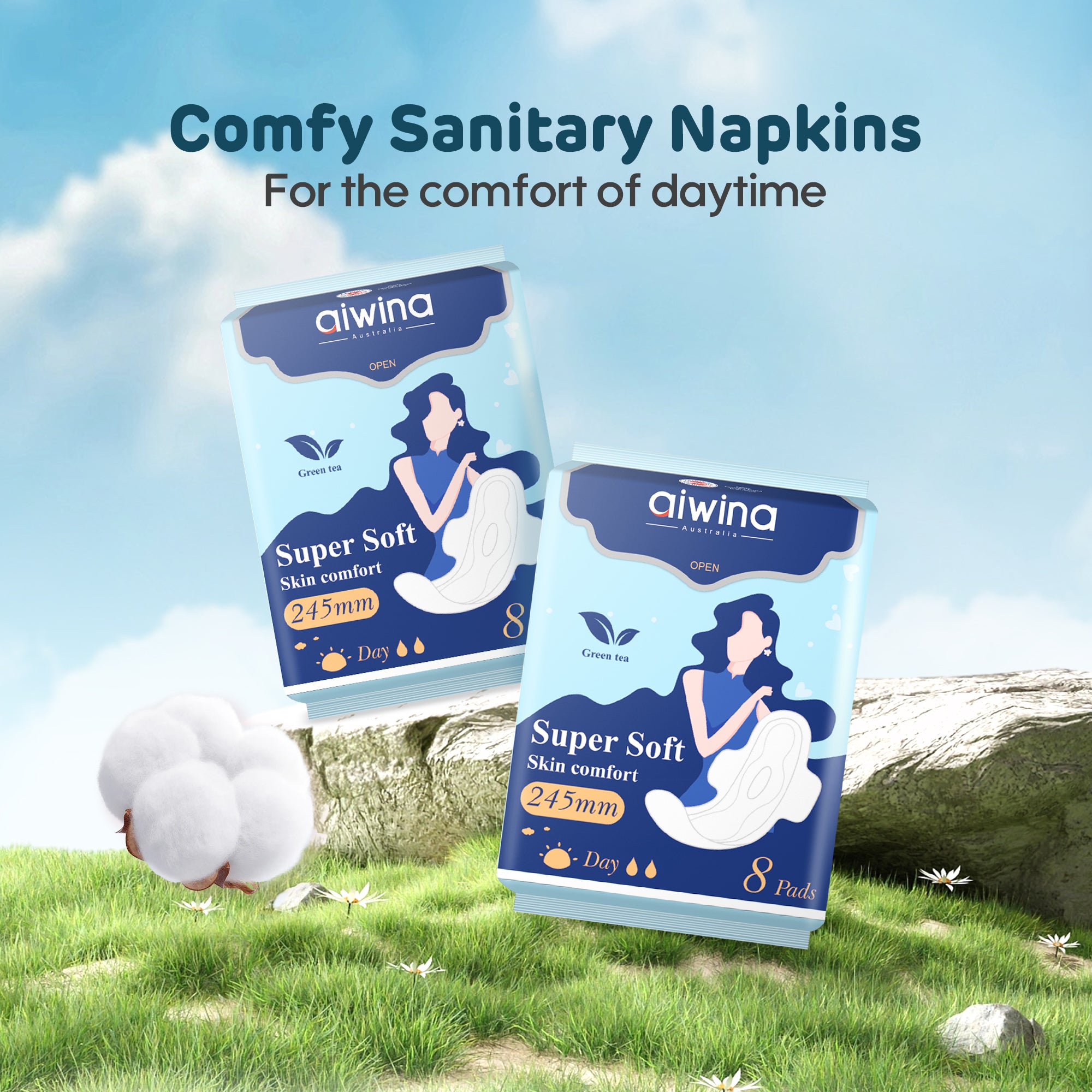 Comfy Super Soft Sanitary Napkin 245mm