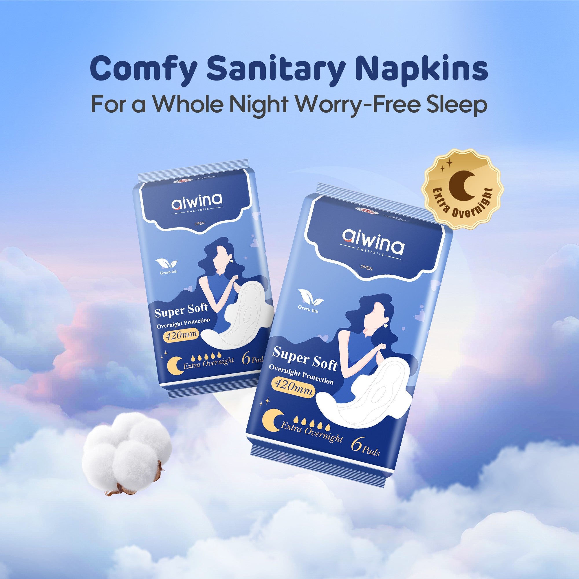 Comfy Super Soft Sanitary Napkin 420mm