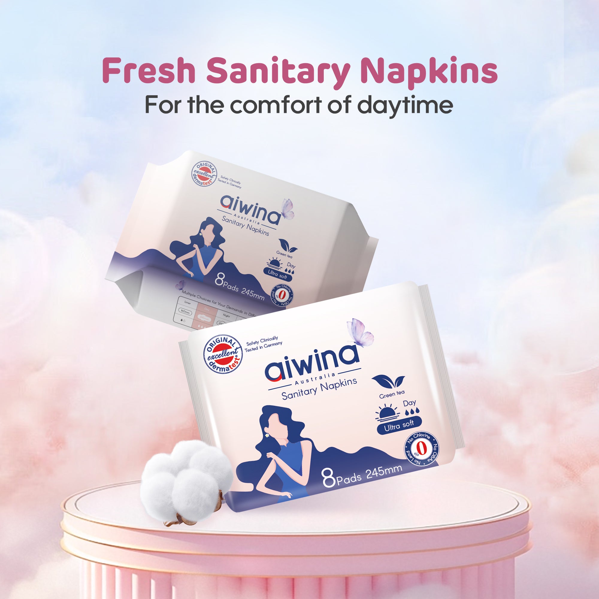 Fresh Ultra Soft Sanitary Napkin 245mm
