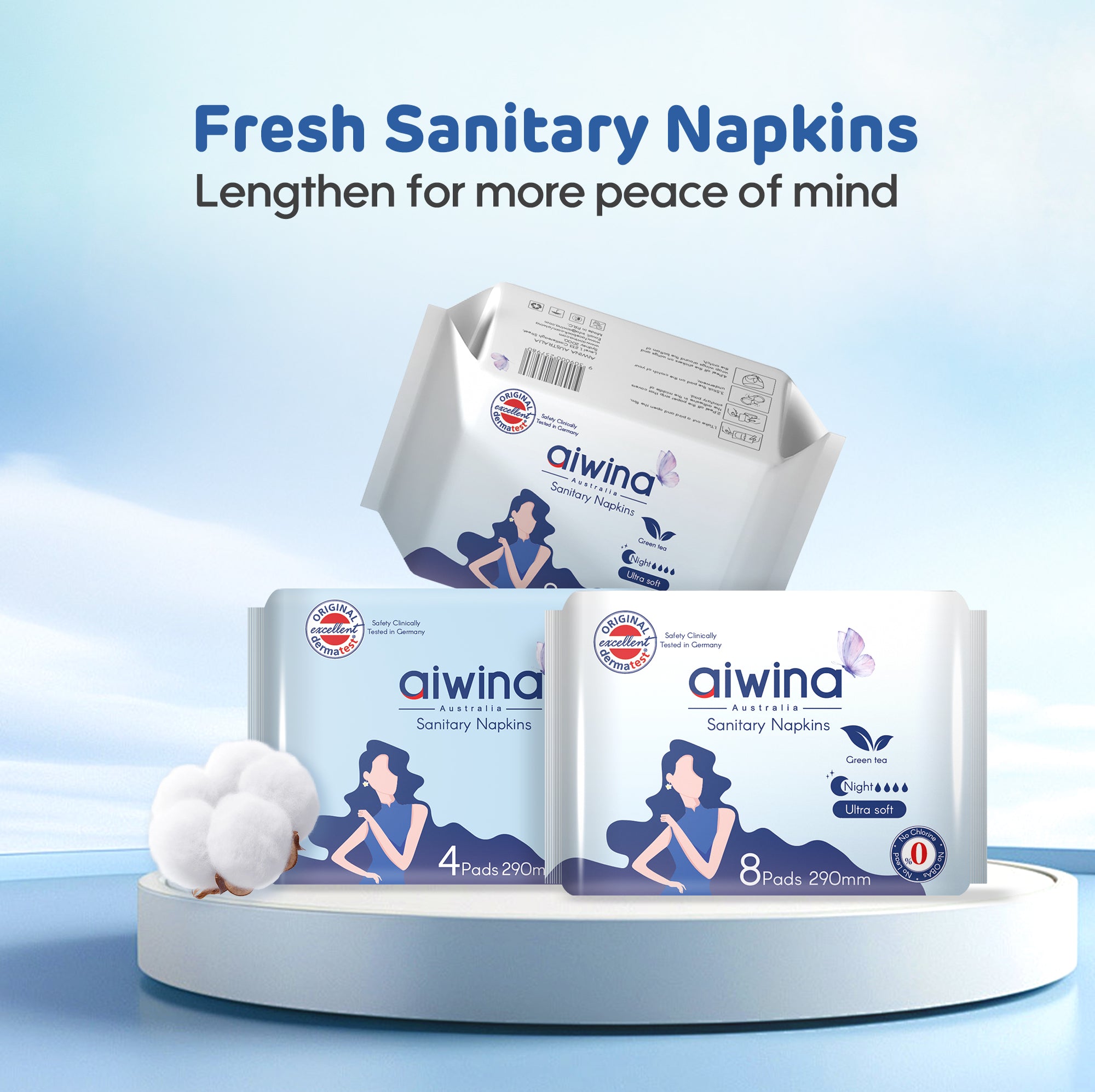 Fresh Ultra Soft Sanitary Napkin 290mm